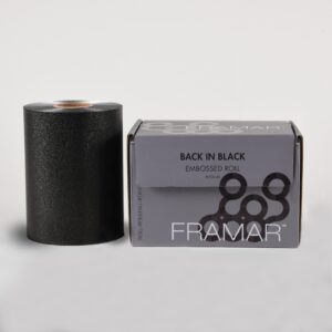 Čierny alobal s textúrou