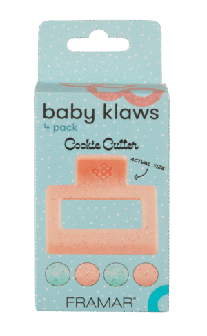 Mini štipce do vlasov Cookie Cutter