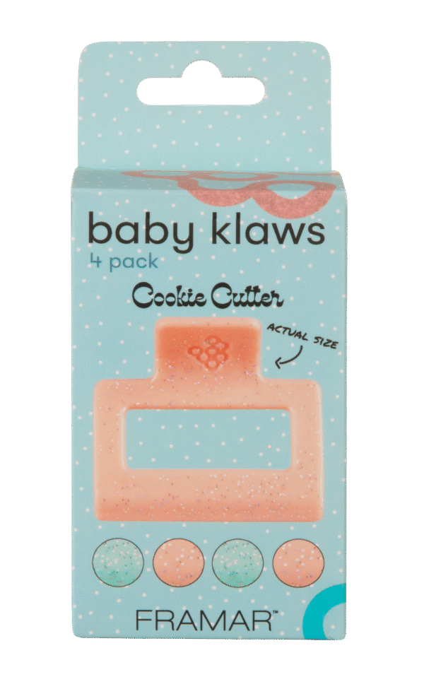 Mini štipce do vlasov Cookie Cutter